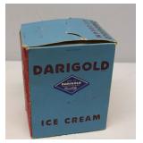 Vintage one-gallon cardboard Darigold Ice Cream