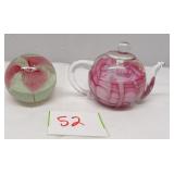 Dynasty Gallery Art Glass Paperweights set 2
