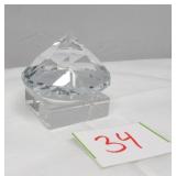 Marquis by Waterford Crystal Diamond Paperweight