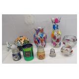 Candles & Candle Holders & Vases Lot