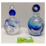 Fifth Avenue & Other Art Glass Perfume Bottles