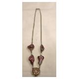 Sterling Silver Geode Necklace