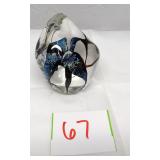 Vintage Art Glass Paperweight