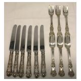 English King Tiffany &Co Sterling Silver Flatware