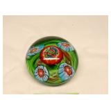 Vintage Art Glass Paperweight