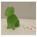 Vintage Jade Carved Foo Dog