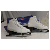 Riedell Leather Ice Skates Size 8