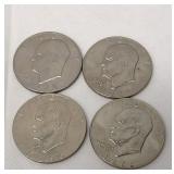 1972 * 74 & 76 Eisenhower Half Dollars
