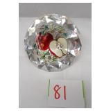 Glass Diamond Paperweight