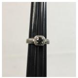 Vintage Sterling Silver Amethyst Ring