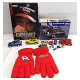 Nascar Gloves Book Model & Hot Wheels Lot