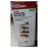 Hyper Tough 4-Tier Chrome Wire Shelving Unit