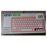 ONN Mini Compact Wireless Office Keyboard