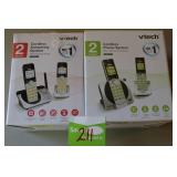 V Tec Cordless Telephones set 2
