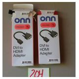 DVI to HDMI Adapter set of 2