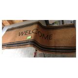 "WELCOME" greeting Door Mat