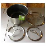 Stainless steel stock pot & Lids
