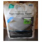 Mainstays 1.25 in 7-Zone Foam Mattress Topper