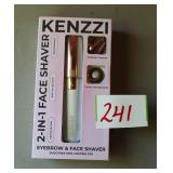 KENZZI 2-in-1 Face Shaver and Eyebrow Trimmer