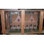 Victorian Wood Electrified Doll House