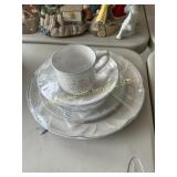 Brand new country basket single place setting