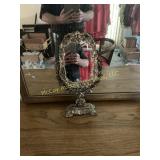 Ornate shaving mirror