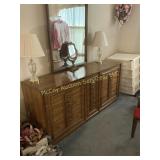 Dresser and mirror