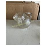 Vintage clear water pitcher