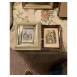Pair Framed Godey's Lady's Book Fashion Prints