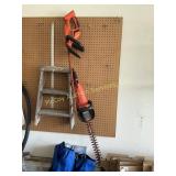 Pair of black and decker hedge trimmers