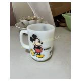 Vintage oven proof Mickey Mouse mug