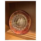 Iridescent thumb print plate