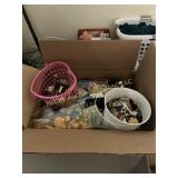 Large box of costume jewelry