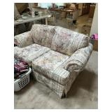 Floral pattern love seat