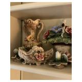Capodimonte Italy Porcelain, Shelf Two