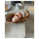 Ceramic horn of plenty