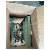 Two boxes of Roger flat ware