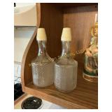 Pair of decanters