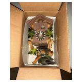 Vintage German Carved Wood Cuckoo Clock