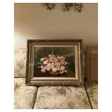 Large Powell Floral Still Life Oil Painting