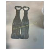 Pair of Stainless Coca-Cola Bottle-Shaped Openers