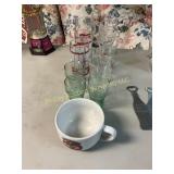 Lot of 11 Vintage Coca-Cola Glasses and Mug