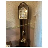 Vintage Grandmother Floor Clock With Weights