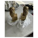 Heavy owl bookends