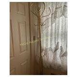 Brass clothes tree