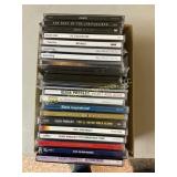 Box of Elvis Presley and Gospel CDs