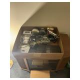 Lot of alarm clocks and misc