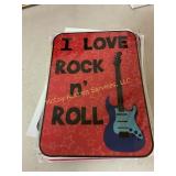 Variety of Novelty Signs Including 'I Love Rock n'