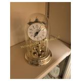 Junghans Quartz Anniversary Clock w/ Glass Dome