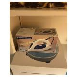 New Durabrand Steam Iron and Foot Massager